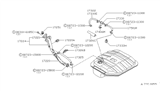 Diagram for Nissan Datsun 810 Fuel Filler Hose - 17220-W3000