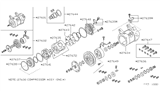 Diagram for Nissan Datsun 810 A/C Clutch - 92660-01L85