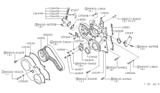 Diagram for 1984 Nissan Datsun 810 Thermostat Gasket - 13050-V0700