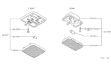 Diagram for 1983 Nissan Datsun 810 Dome Light - 26410-W3400