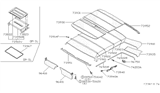 Diagram for 1983 Nissan Datsun 810 Door Seal - 73916-W2716