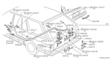 Diagram for Nissan Maxima Rear Door Striker - 90802-W3000