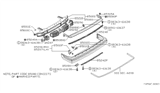 Diagram for Nissan Datsun 810 Bumper - 85050-W3025