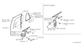 Diagram for Nissan Datsun 810 Window Motor - 80730-W1300