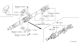 Diagram for Nissan Datsun 810 Drive Shaft - 37000-F5200