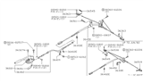 Diagram for 1981 Nissan Datsun 810 Parking Brake Cable - 36400-W2700