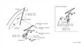 Diagram for 1982 Nissan Datsun 810 Window Run - 80332-W1000