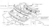 Diagram for 1983 Nissan Datsun 810 Bumper - 62050-W2425