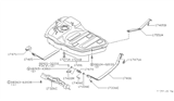 Diagram for 1980 Nissan Datsun 810 Fuel Tank Strap - 17412-W2400