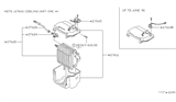 Diagram for 1984 Nissan Datsun 810 Evaporator - 27280-W3211