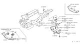 Diagram for 1981 Nissan Datsun 810 Engine Mount Bracket - 11340-W2400