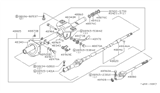 Diagram for Nissan Datsun 810 Steering Shaft - 48080-W2400