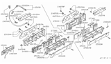 Diagram for Nissan Datsun 810 Tachometer - 24850-W2401