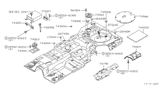 Diagram for 1984 Nissan Datsun 810 Exhaust Heat Shield - 74752-W1001