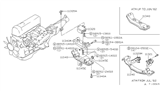 Diagram for Nissan Datsun 810 Engine Mount - 11330-W4300