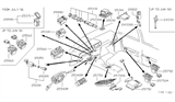 Diagram for Nissan Datsun 810 Wiper Switch - 25560-W2400