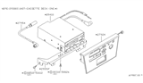 Diagram for 1981 Nissan Datsun 810 Antenna Cable - 28378-89900