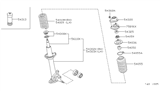 Diagram for Nissan Datsun 810 Shock And Strut Mount - 54320-S5000