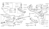 Diagram for 1981 Nissan Datsun 810 Control Arm Bracket - 54449-F5001