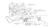 Diagram for Nissan 280ZX Serpentine Belt - 11720-Y4005