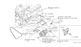 Diagram for 1983 Nissan 280ZX Drive Belt - 11720-W0700