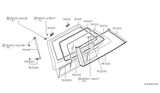 Diagram for Nissan Datsun 810 Door Hinge - 90400-W2700