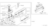 Diagram for 1983 Nissan 200SX Master Cylinder Repair Kit - 46063-W1300