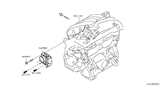 Diagram for 2011 Nissan Versa Throttle Body - 16119-ED00C