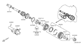 Diagram for 2014 Nissan Cube Reverse Idler Gear - 32280-00QAE