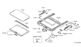 Diagram for Nissan Versa Sunroof - 91210-ED010