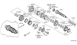 Diagram for Nissan Cube Transfer Case Output Shaft Snap Ring - 32348-00QAC