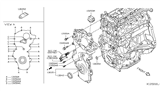 Diagram for 2020 Nissan Versa Crankshaft Seal - 13510-1KT0A