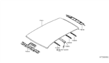 Diagram for 2009 Nissan Versa Hood Hinge - 73230-EL130