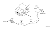 Diagram for 2007 Nissan Versa Hood Latch - 65601-EL00B