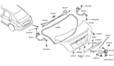 Diagram for 2009 Nissan Versa Door Lock Actuator - 84631-EM40A