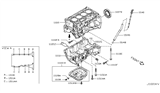 Diagram for 2011 Nissan Versa Dipstick - 11140-EL00A