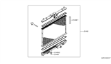 Diagram for Nissan Versa Radiator - 21460-ZW40B