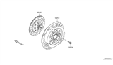 Diagram for Nissan Versa Note Pressure Plate - 30210-JX00C