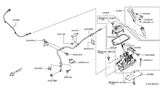 Diagram for 2011 Nissan Versa Shift Knob - 34910-EL02A