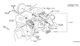 Diagram for 2010 Nissan Versa Brake Pedal - 46501-EM32B