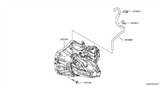 Diagram for 2009 Nissan Versa Transmission Assembly - 32010-00Q2B