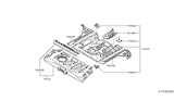 Diagram for 2010 Nissan Versa Floor Pan - 74514-EL430