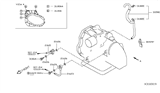 Diagram for 2007 Nissan Versa Oil Cooler Hose - 21621-AX000