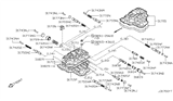 Diagram for 2003 Nissan Sentra Automatic Transmission Filter - 31726-3AX01