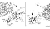 Diagram for Nissan Versa Water Pump Gasket - 21014-ED000