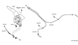 Diagram for Nissan Parking Brake Cable - 36530-EM30A