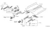 Diagram for 2007 Nissan Versa Engine Mount Bracket - 75116-EL030