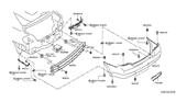 Diagram for 2010 Nissan Versa Bumper - HEM22-9EG0J