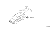 Diagram for Nissan Versa Spoiler - H5912-ZR80A