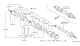 Diagram for 1985 Nissan Stanza CV Boot - 39241-D0125